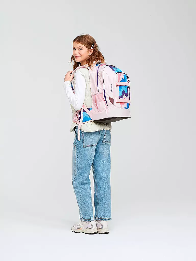 SATCH | Schulrucksack Satch Pack Candy Clouds | rosa