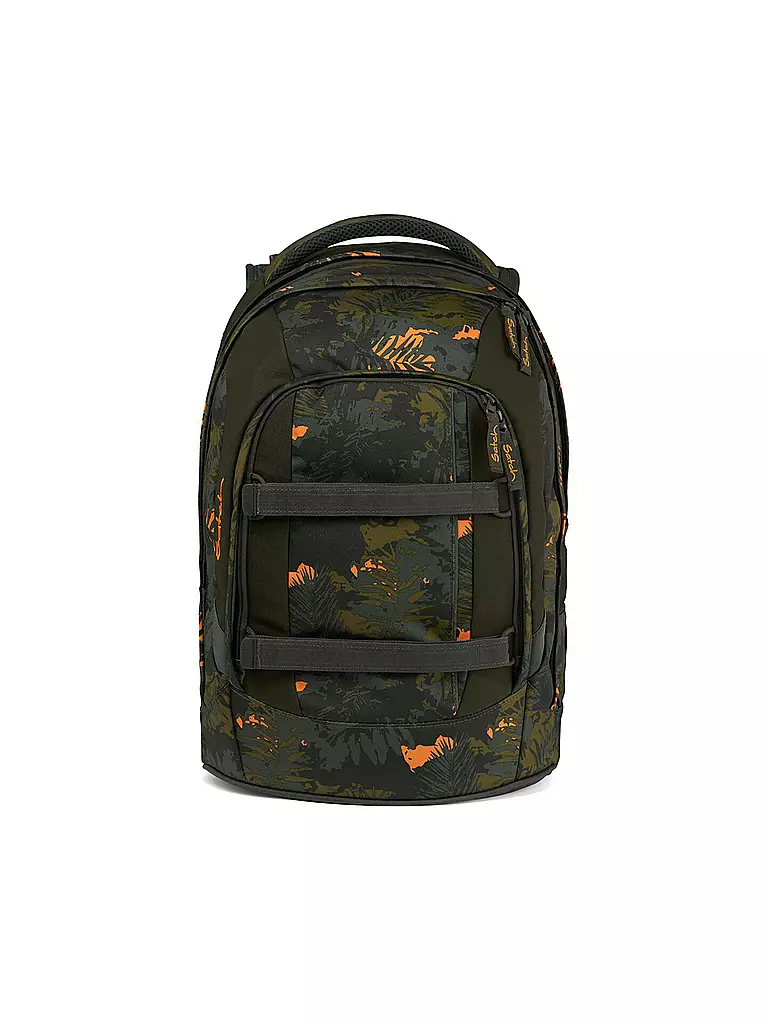 SATCH | Schulrucksack Satch Pack Jurassic Jungle | dunkelgrün