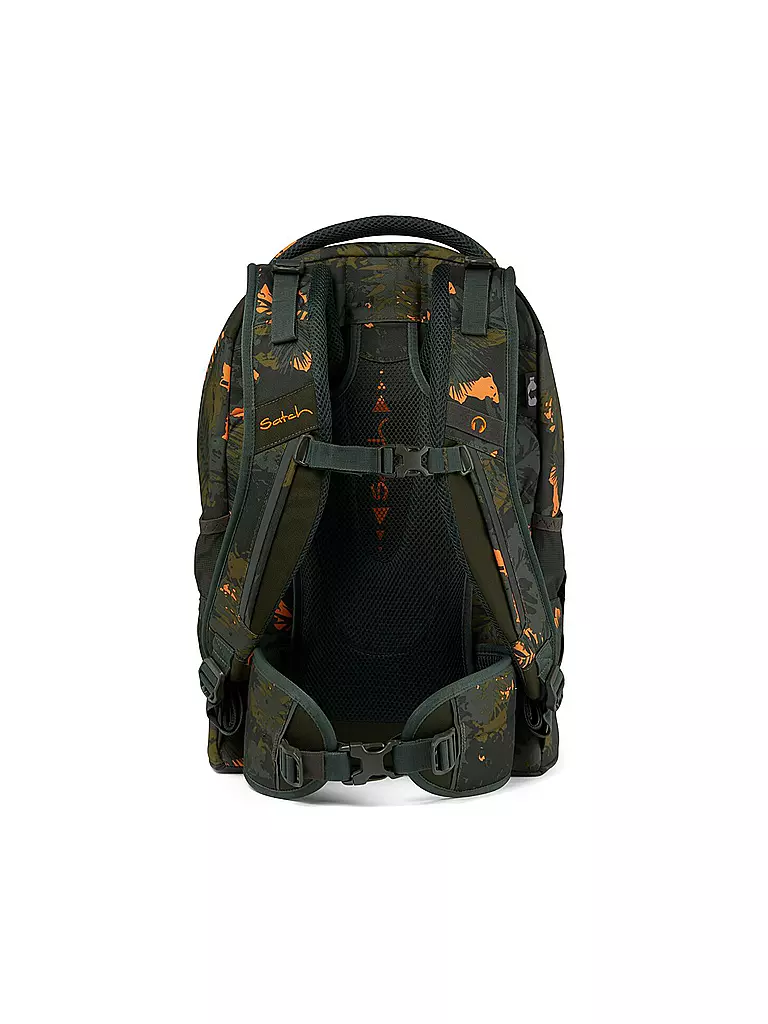 SATCH | Schulrucksack Satch Pack Jurassic Jungle | schwarz