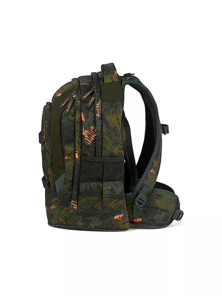 SATCH | Schulrucksack Satch Pack Jurassic Jungle | schwarz