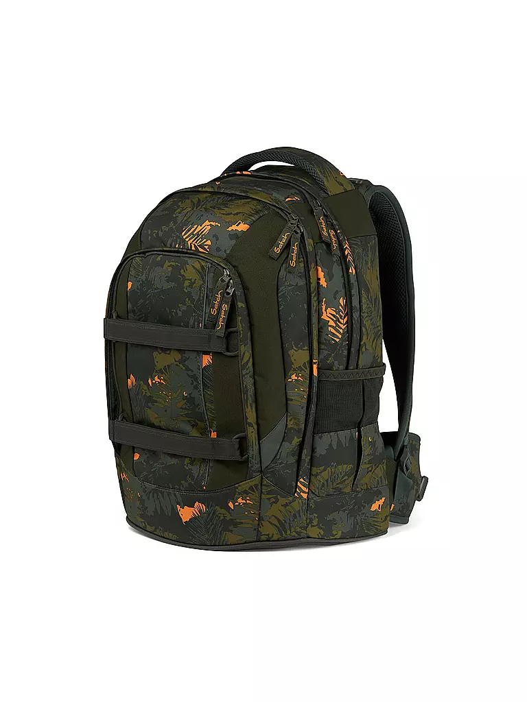 SATCH | Schulrucksack Satch Pack Jurassic Jungle | schwarz