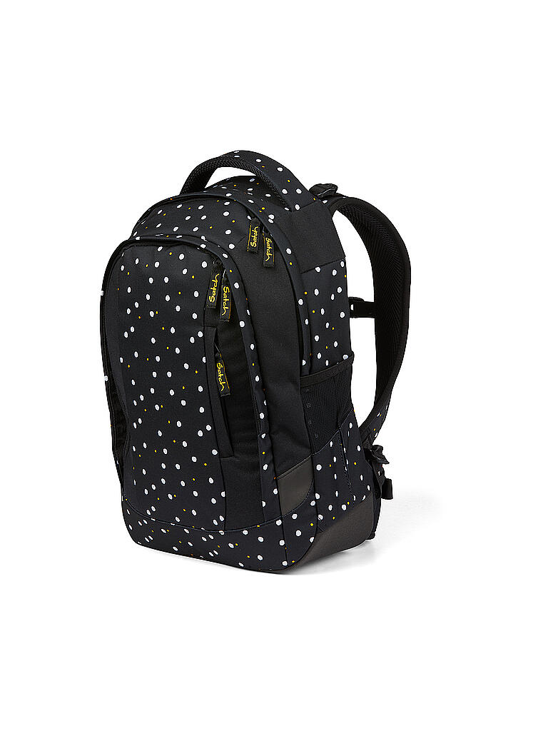 SATCH | Schulrucksack Satch Sleek - Lazy Daisy | schwarz