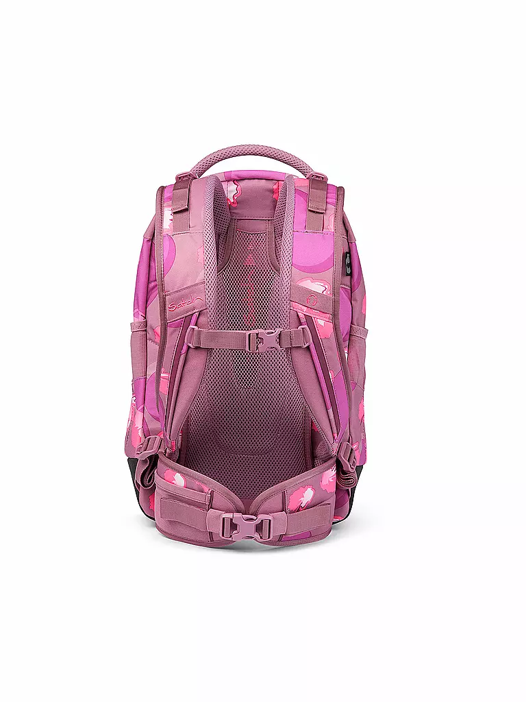 SATCH | Schulrucksack Satch Sleek - Walking Clouds | rosa