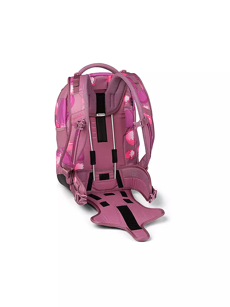 SATCH | Schulrucksack Satch Sleek - Walking Clouds | rosa