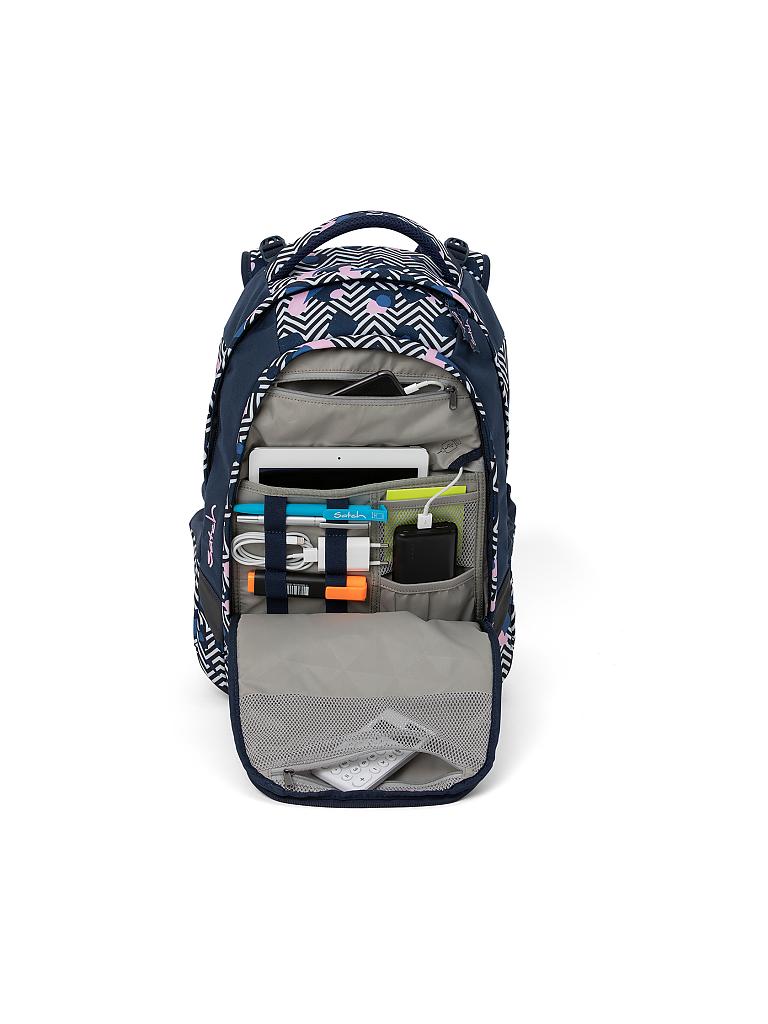 SATCH Stoney Mony Zaino Per Bambini 24L 45cm - Geometric Animal, Ergonomico, Cresce Fino A 1,80m - 3