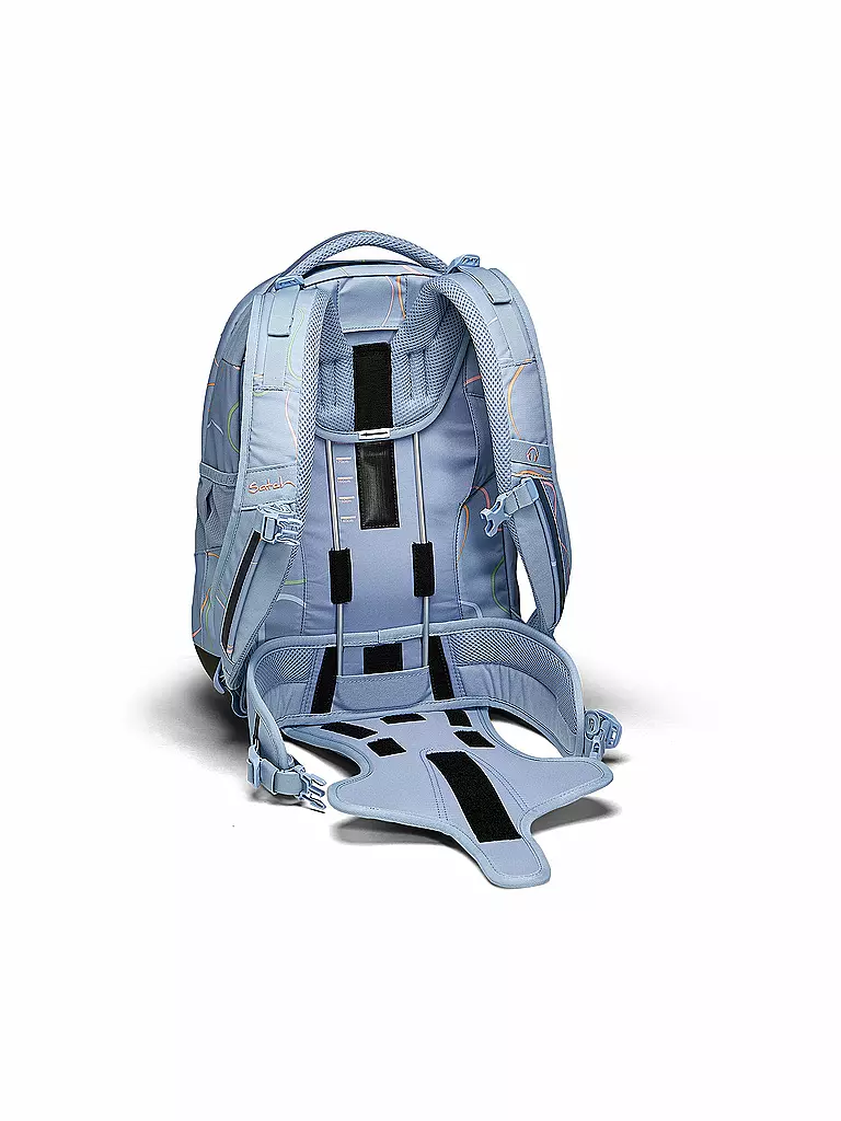 SATCH | Schulrucksack Sleek - Vivid Blue | hellblau