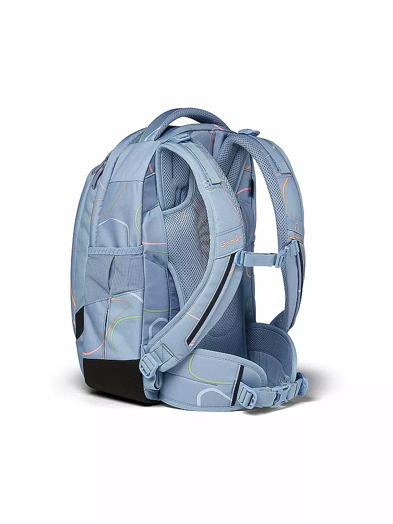 SATCH | Schulrucksack Sleek - Vivid Blue | hellblau