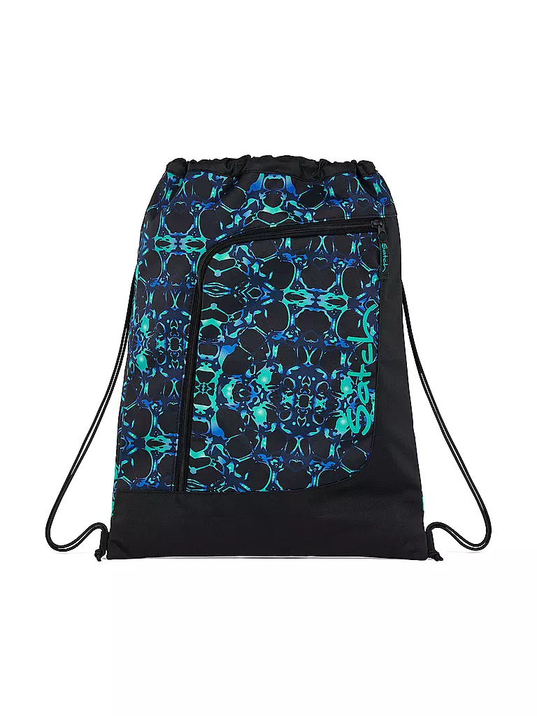 SATCH | Sportbeutel Caleido Blue | schwarz