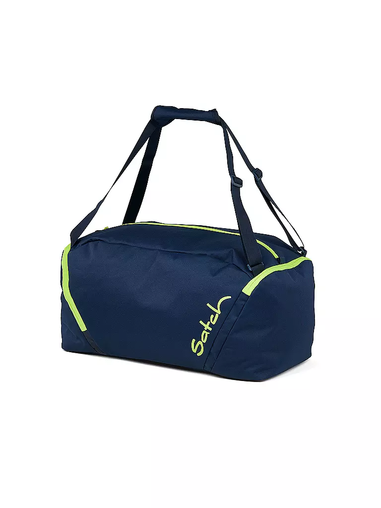 SATCH | Sporttasche - Toxic Yellow | dunkelblau
