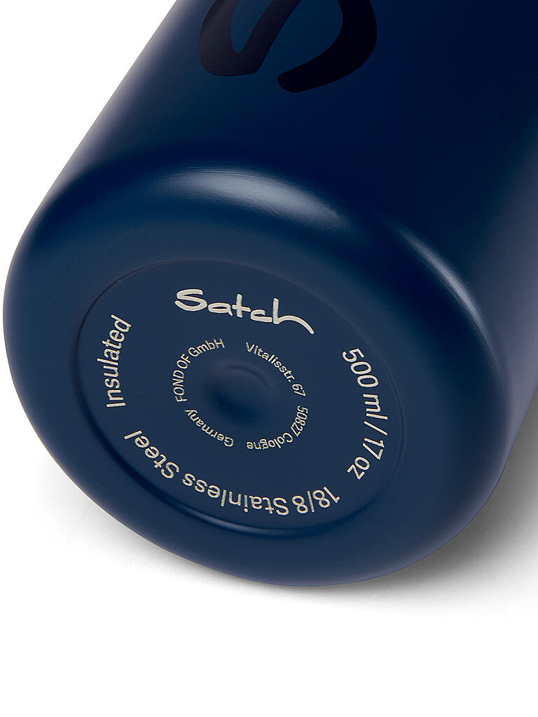 SATCH | Trinkflasche 0,5l Edelstahl Blue | blau