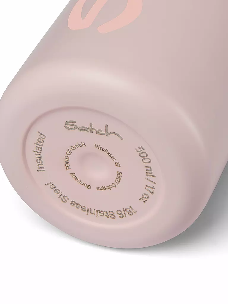 SATCH | Trinkflasche 0,5l Edelstahl Rose | beere