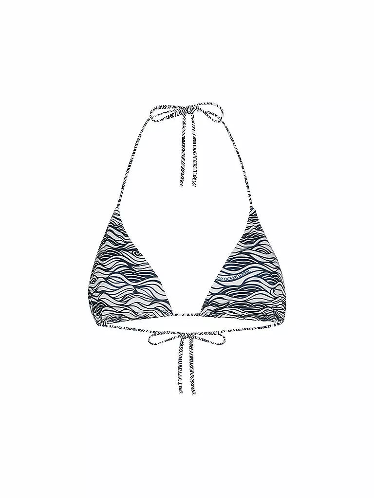SAVE THE DUCK | Damen Bikini Top XARA blue wave | dunkelblau