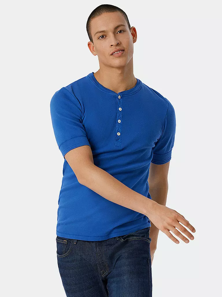 SCHIESSER REVIVAL | T-Shirt KARL-HEINZ | blau