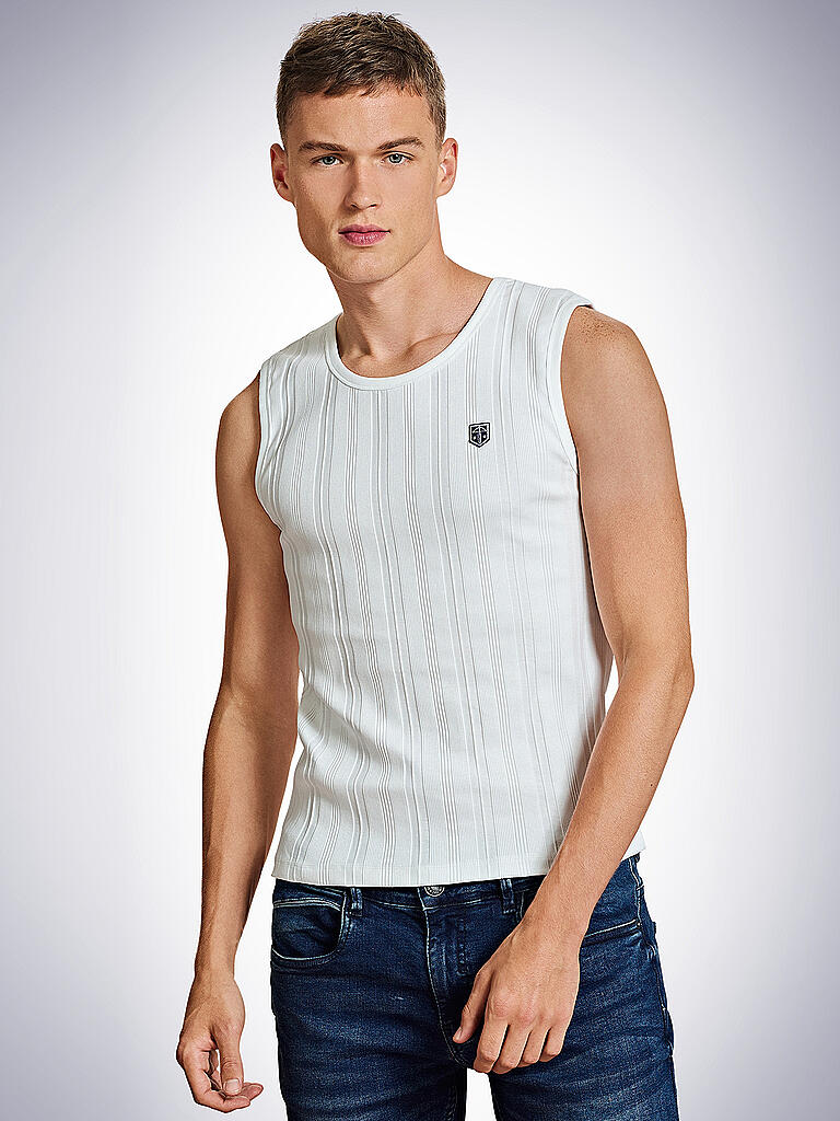 SCHIESSER REVIVAL | Tank Top " Felix " | weiß