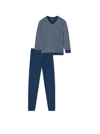 SCHIESSER | Pyjama blau