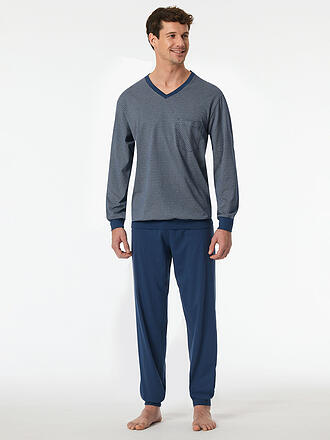 SCHIESSER | Pyjama blau