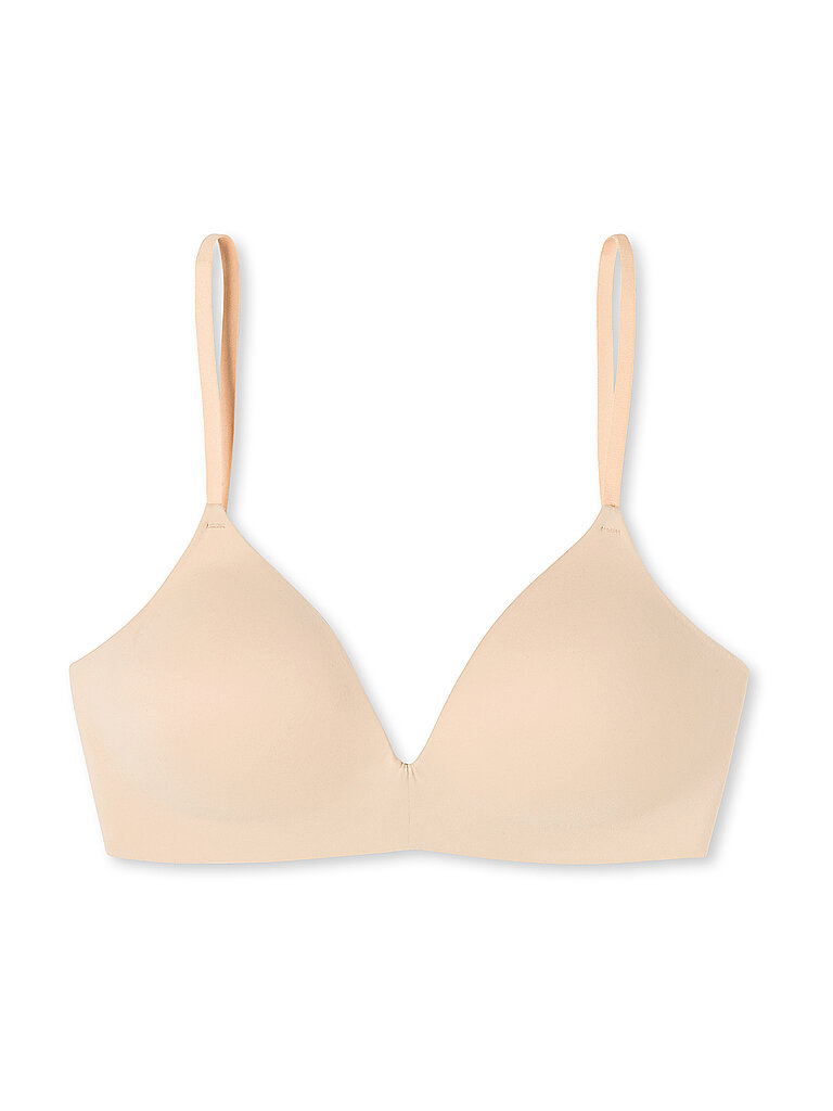 SCHIESSER BH gepadded ohne Bügel INVISIBLE SOFT sand beige | 75A