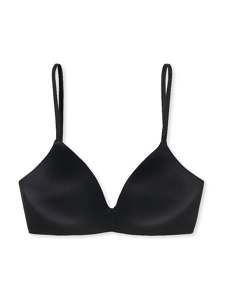 SCHIESSER BH ohne Bügel INVISIBLE SOFT schwarz schwarz | 75A