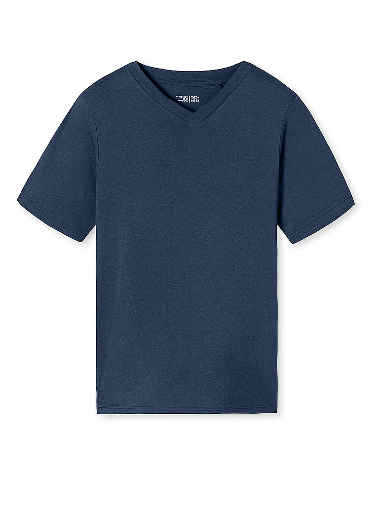 SCHIESSER Pyjama T-Shirt MIX + RELAX royal blau | 48