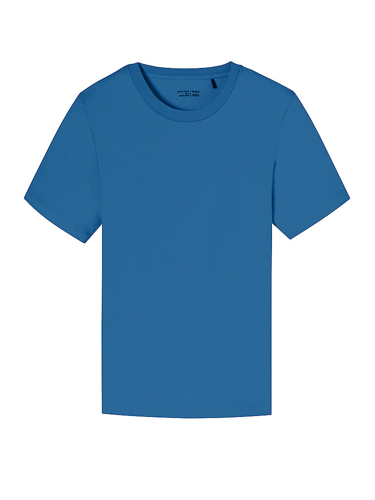 SCHIESSER Loungewear Shirt  blau | 50 – Schiesser