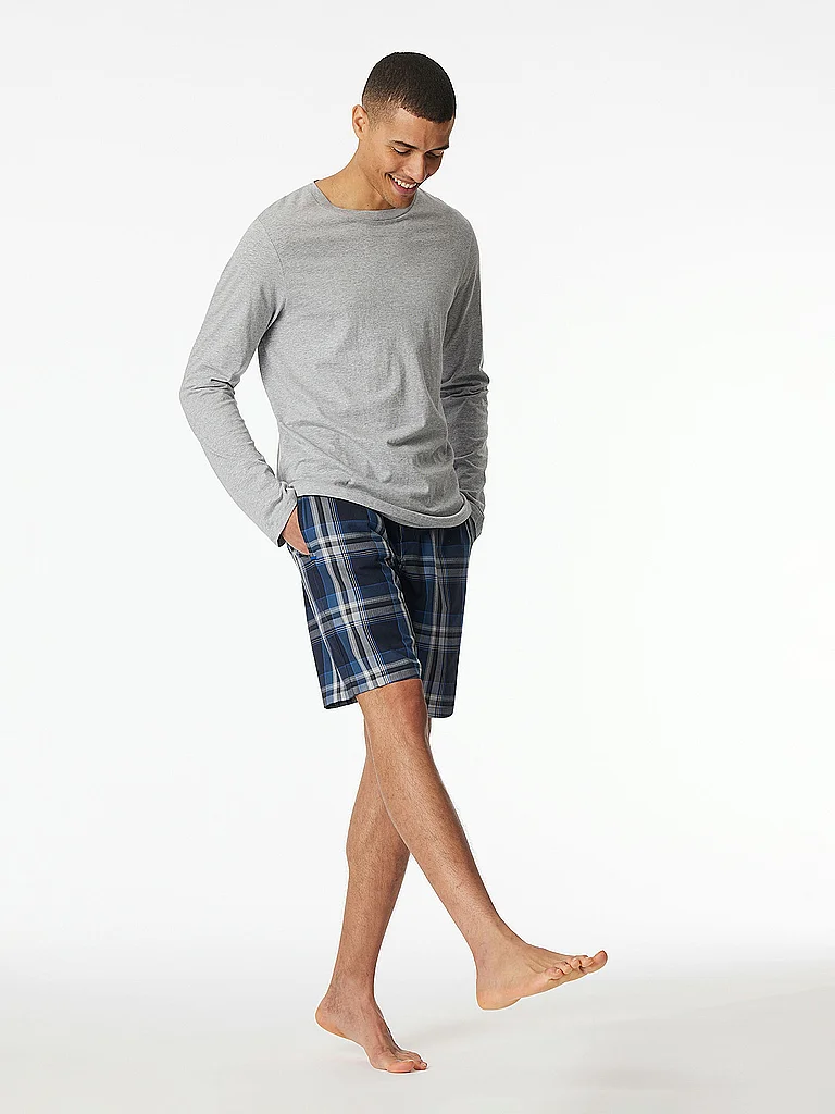 SCHIESSER Pyjamashorts multicolores 3 bleu | 56