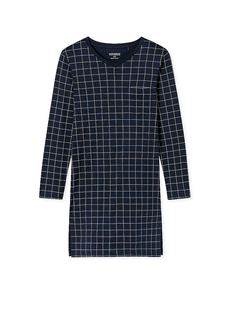 SCHIESSER Nachthemd nachtblau blau | 48