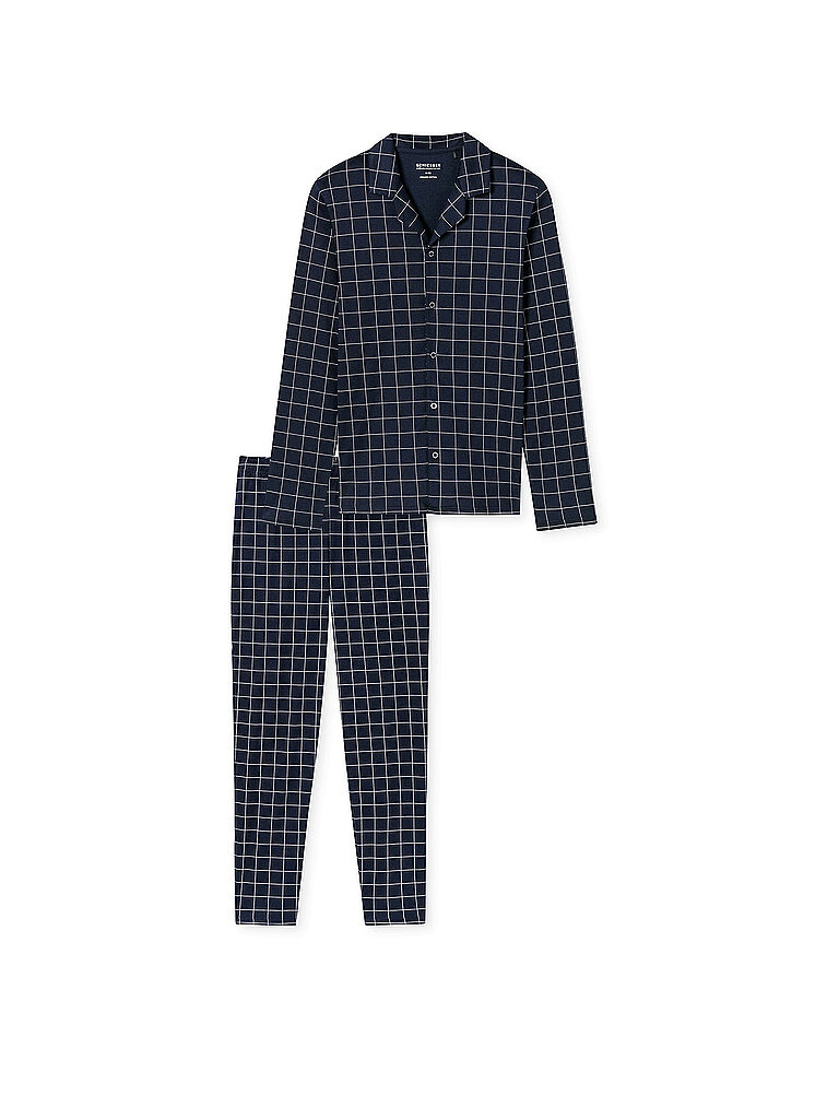 SCHIESSER Pyjama nachtblau dunkelblau | 48