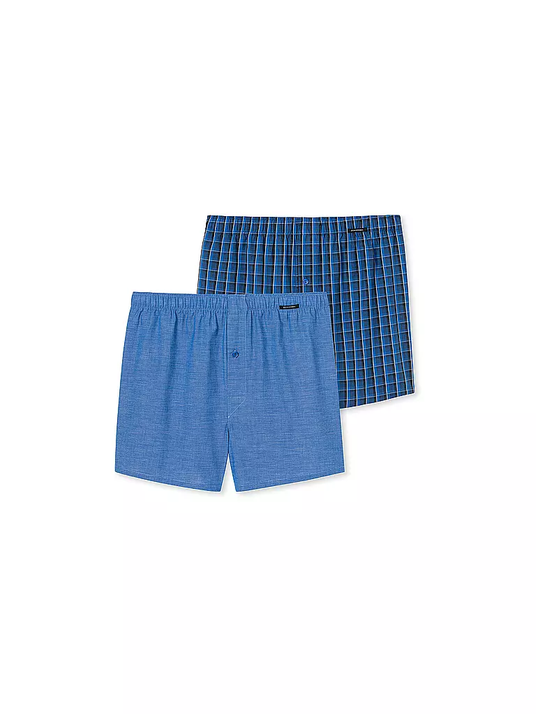 SCHIESSER | Boxershorts  2er Pkg royal  | blau