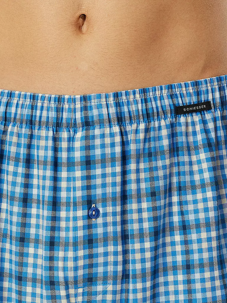 SCHIESSER | Boxershorts 2er Pkg | blau