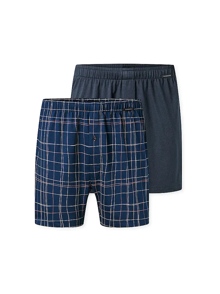 SCHIESSER | Boxershorts 2er Pkg. sortiert 11 | blau
