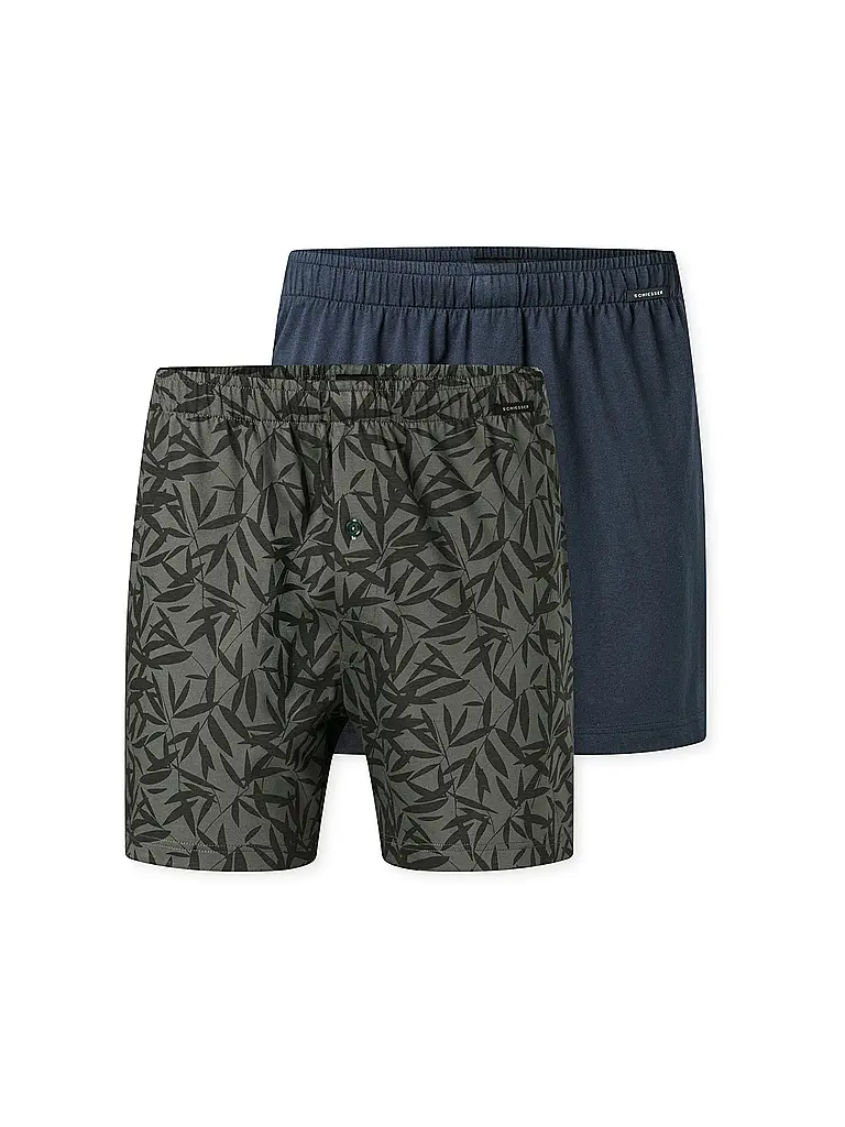 SCHIESSER | Boxershorts 2er Pkg. sortiert 12 | blau