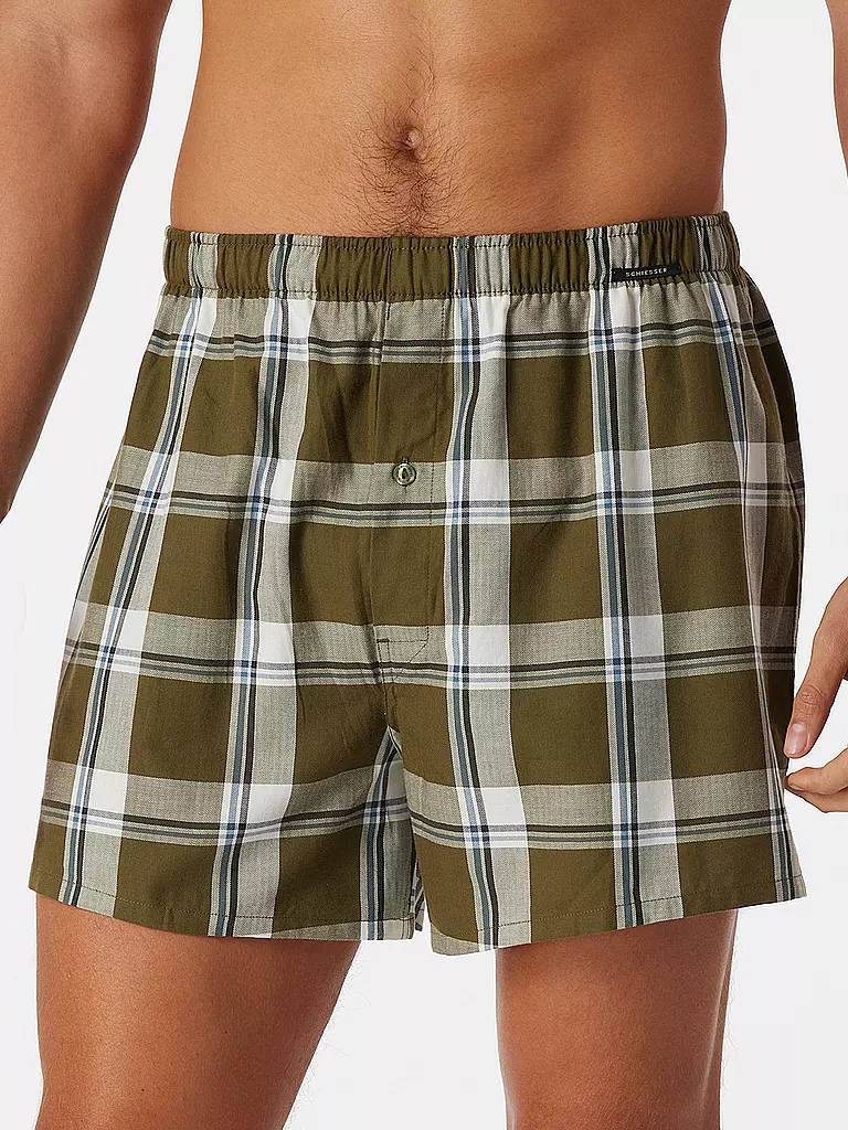 SCHIESSER | Boxershorts 2er Pkg. sortiert 4 | blau
