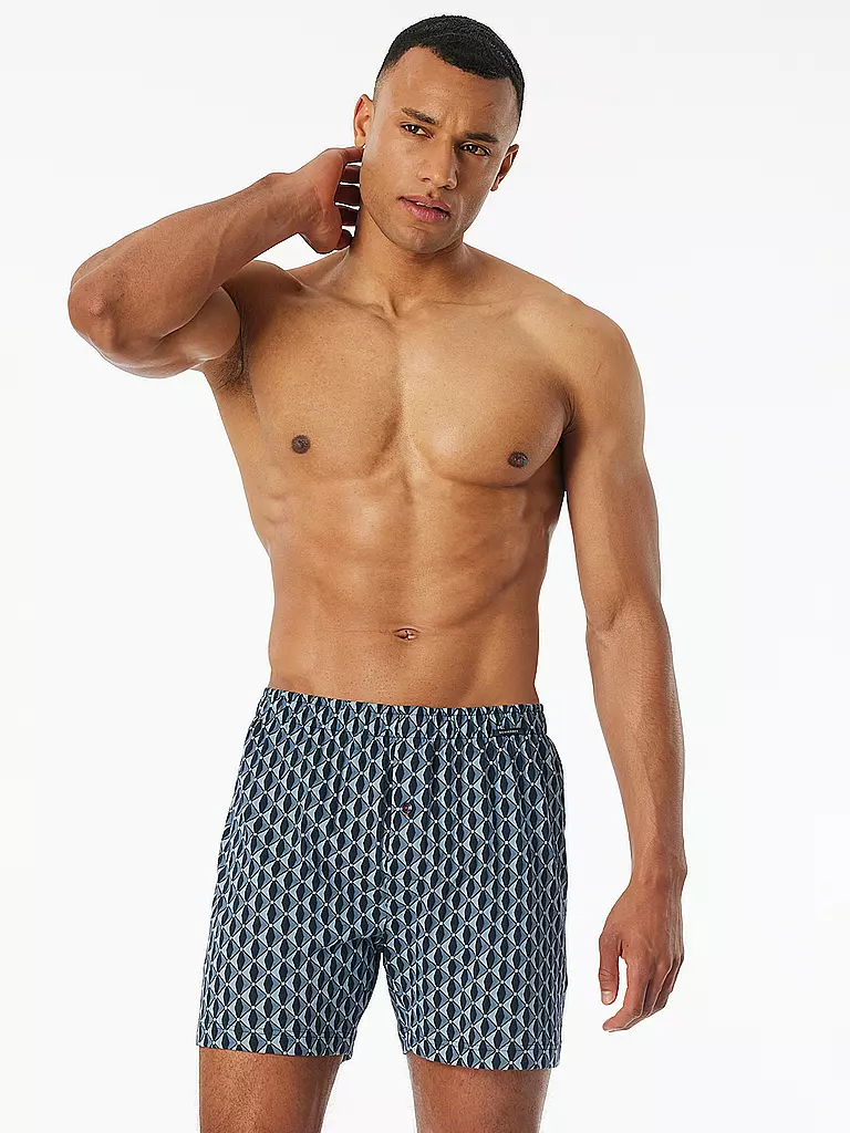 SCHIESSER | Boxershorts 2er Pkg. sortiert 8 | blau
