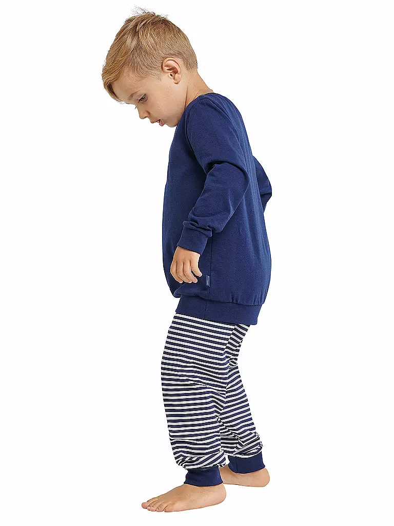 SCHIESSER | Jungen Pyjama  | blau