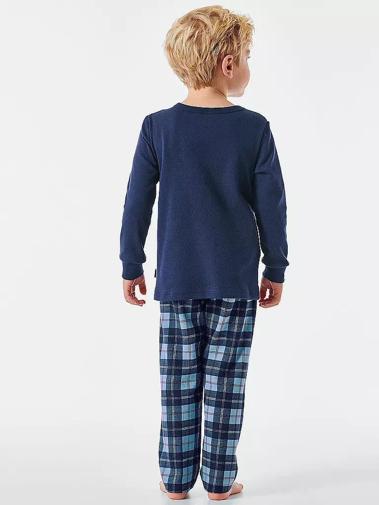 SCHIESSER | Jungen Pyjamaset | dunkelblau