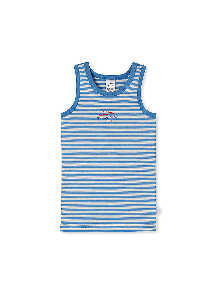 SCHIESSER | Jungen Unterhemd  | blau