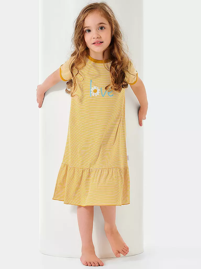 Schiesser Mädchen Nachthemd - 100% Bio Baumwolle Größe 140-176