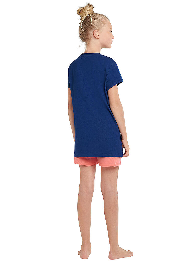 SCHIESSER | Mädchen Pyjama  | blau