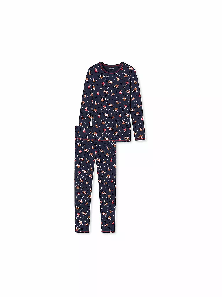 SCHIESSER | Mädchen Pyjama | blau