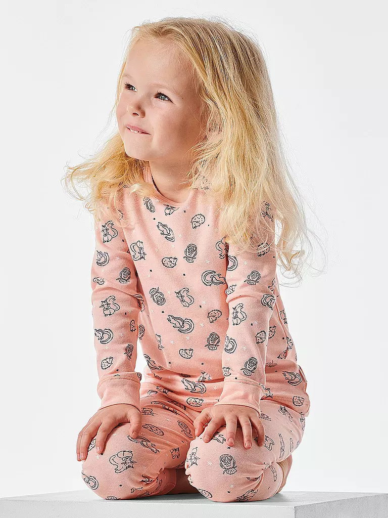 Sanetta Mädchen Pyjama-Set – Weicher Schlafanzug Aus Nachhaltiger Bio-Baumwolle, Made In Europe