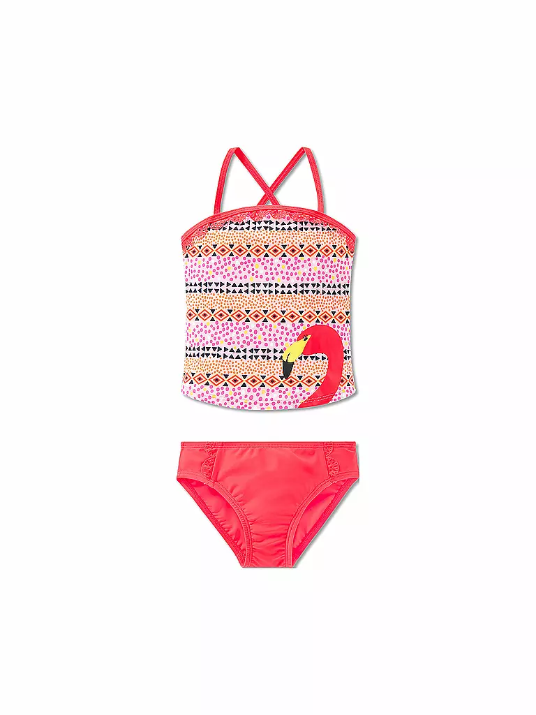 SCHIESSER | Mädchen Tankini "Flamingo" | orange