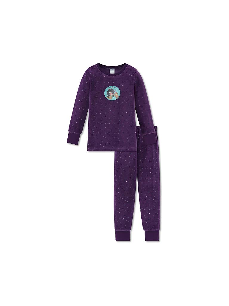 SCHIESSER | Mädchen-Pyjama "Pony" | lila