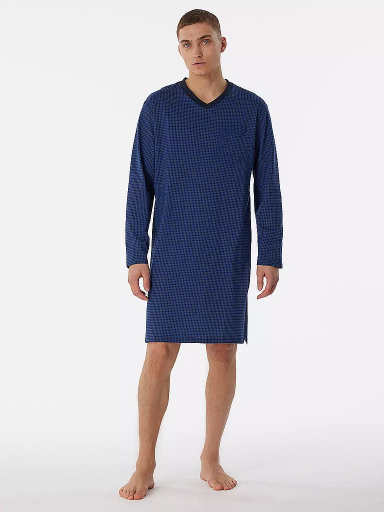 SCHIESSER | Nachthemd  | blau