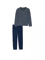 SCHIESSER | Pyjama  | blau