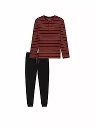 SCHIESSER | Pyjama  | dunkelrot