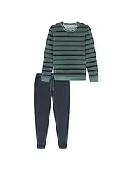 SCHIESSER | Pyjama  | blau