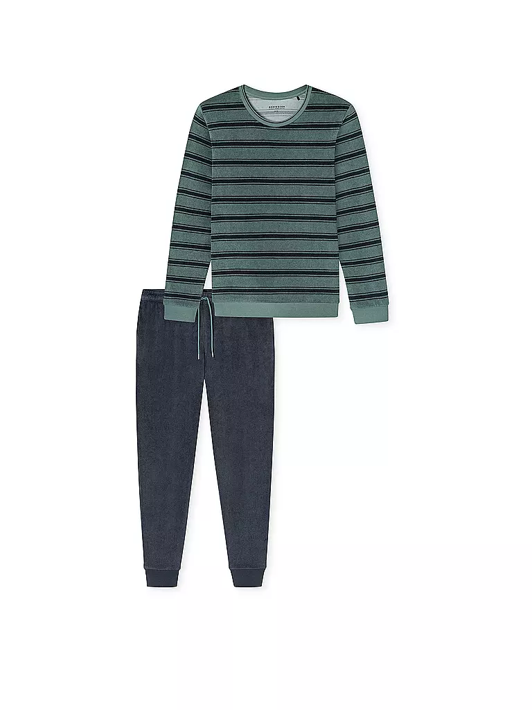 SCHIESSER | Pyjama  | blau