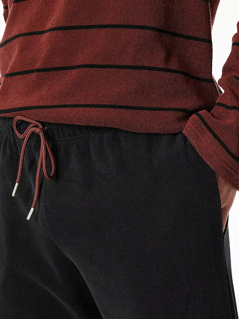 SCHIESSER | Pyjama  | dunkelrot