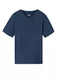 SCHIESSER | Pyjama T-Shirt MIX + RELAX | blau