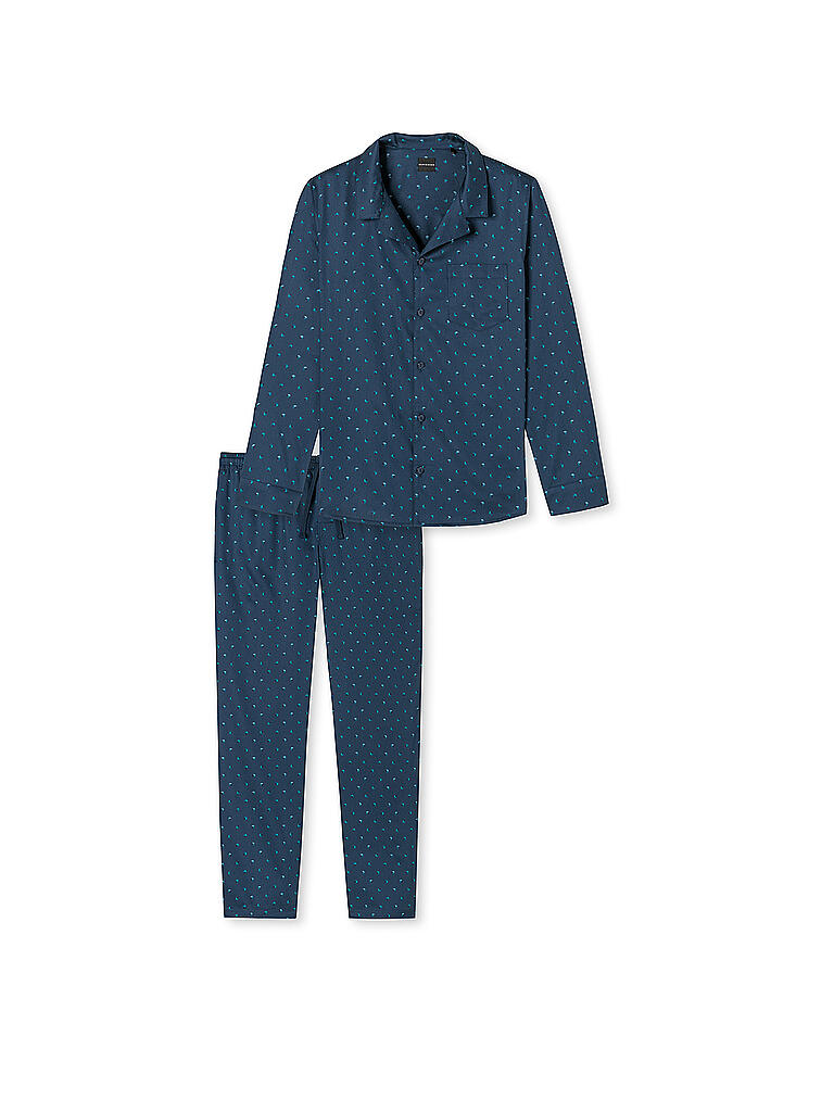 SCHIESSER | Pyjama | blau